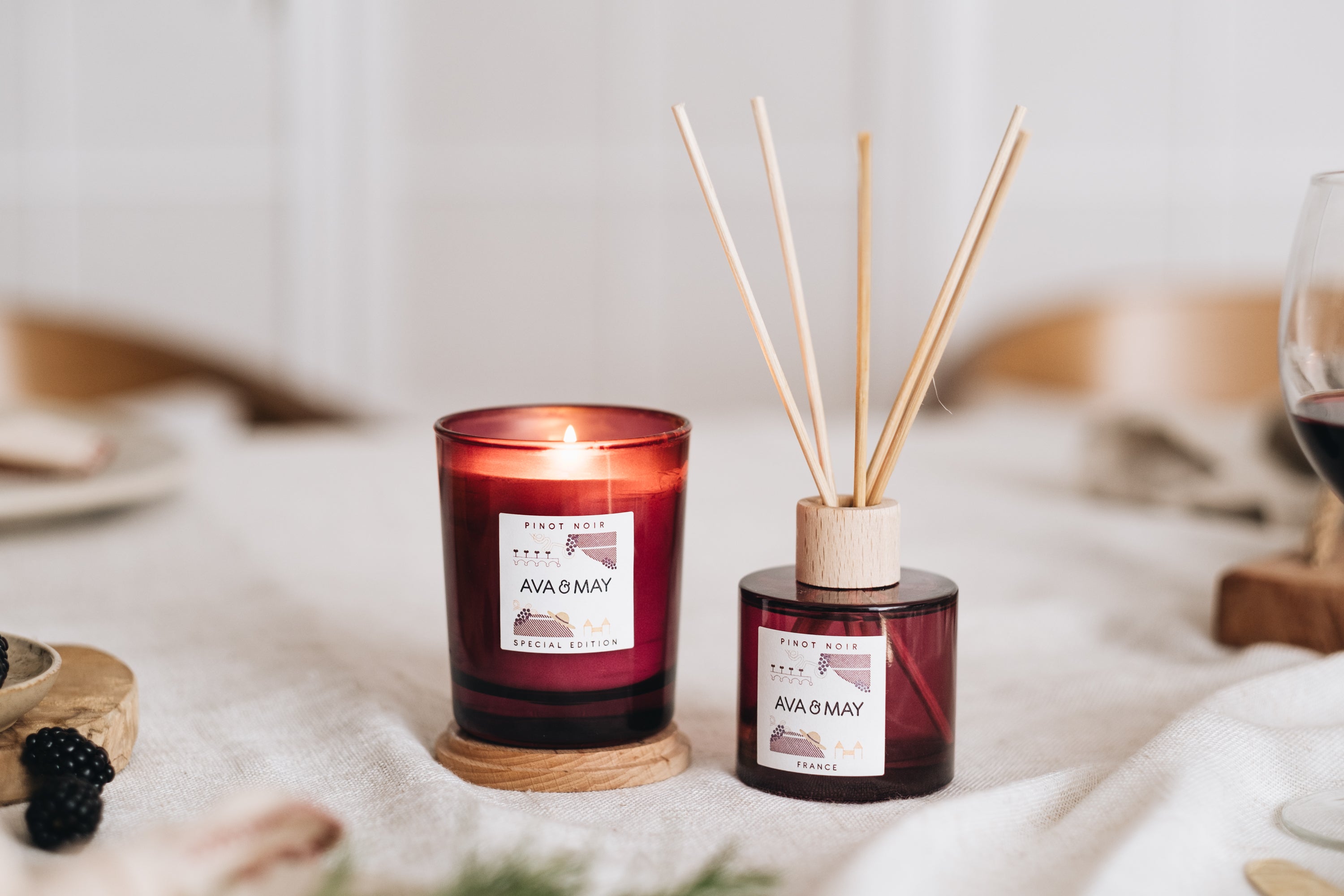 Pinot Noir Home Fragrance Set