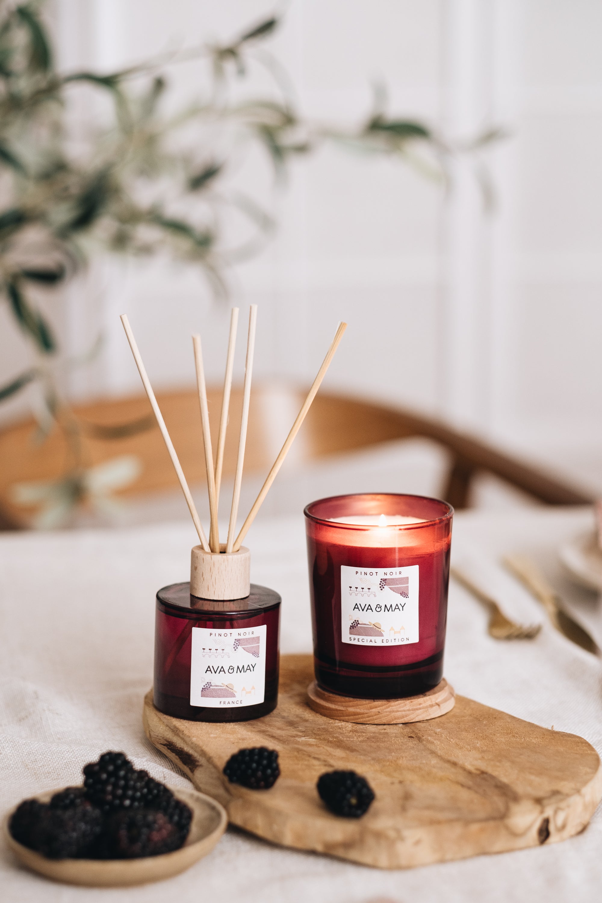 Pinot Noir Home Fragrance Set